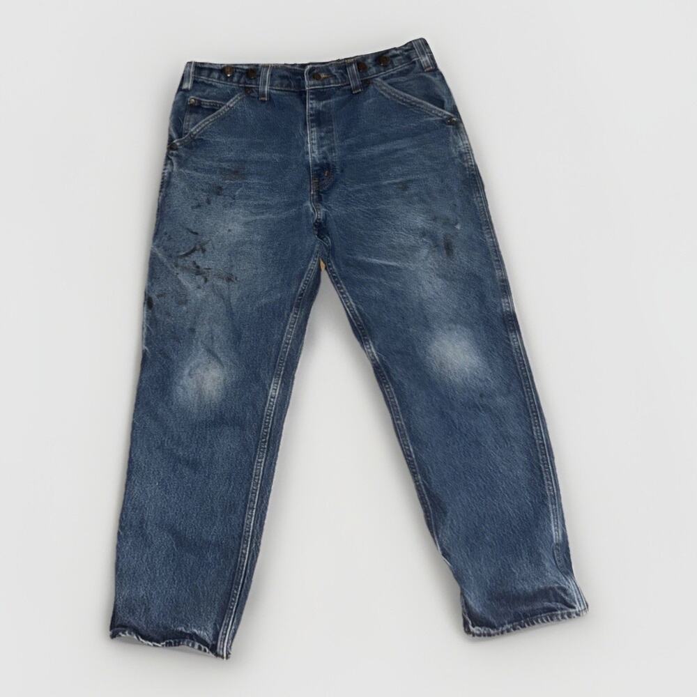 Vintage Wild Ass Workwear Carpenter Jeans 34x29 Blue USA